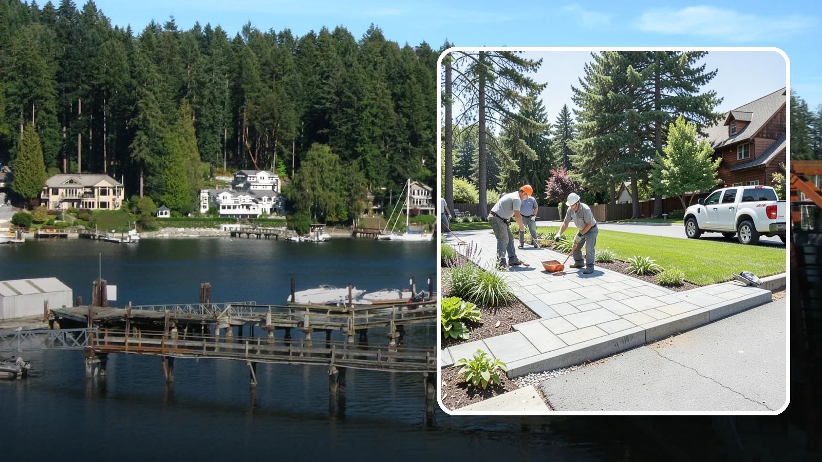 Driveway Apron Installation in Gig Harbor, Pierce County, WA - The transition apron between street and driveway, built to code for a smooth, durable entrance.