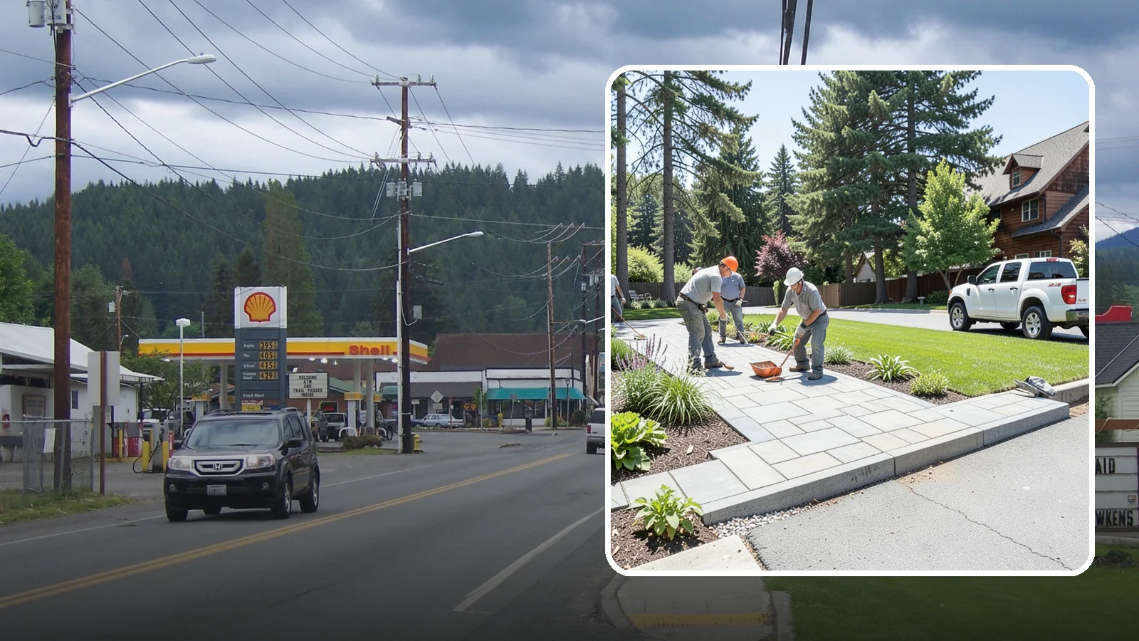 Driveway Apron Installation in Granite Falls, Snohomish County, WA - The transition apron between street and driveway, built to code for a smooth, durable entrance.