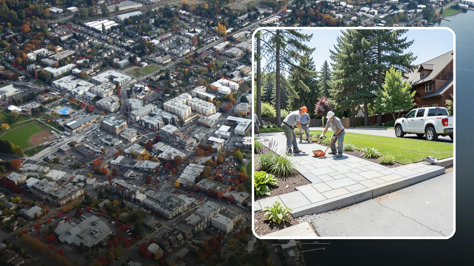 Driveway Apron Installation in Kirkland, King County, WA - The transition apron between street and driveway, built to code for a smooth, durable entrance.
