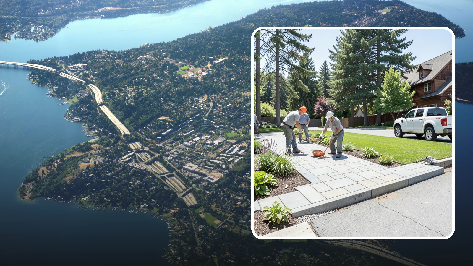 Driveway Apron Installation in Mercer Island, King County, WA - The transition apron between street and driveway, built to code for a smooth, durable entrance.