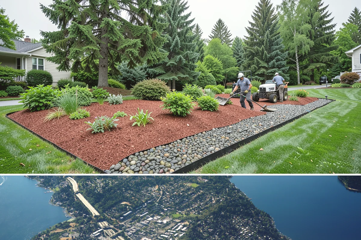 Driveway Apron Installation in Mercer Island, King County, WA - Best built spring through fall.