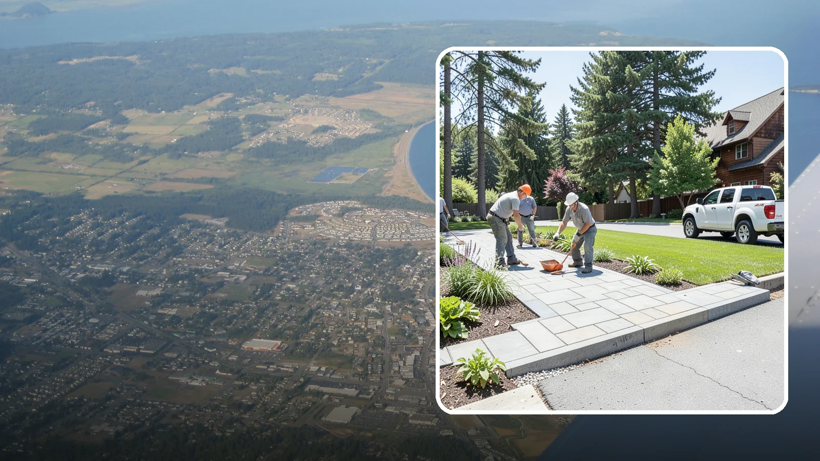 Driveway Apron Installation in Oak Harbor, Island County, WA - The transition apron between street and driveway, built to code for a smooth, durable entrance.