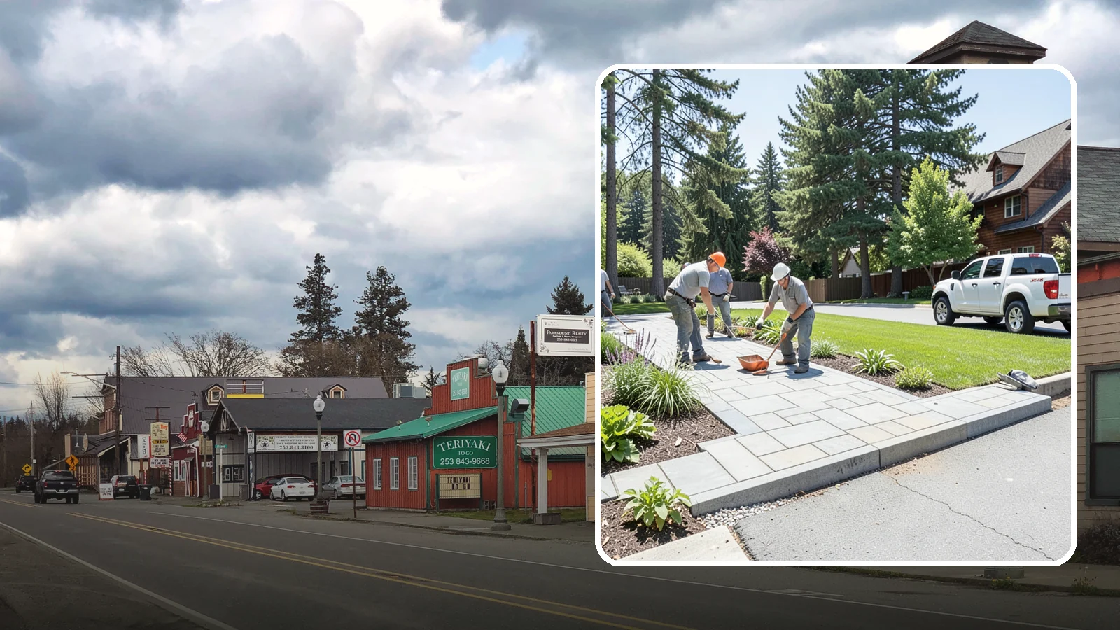 Driveway Apron Installation in Roy, Pierce County, WA - The transition apron between street and driveway, built to code for a smooth, durable entrance.