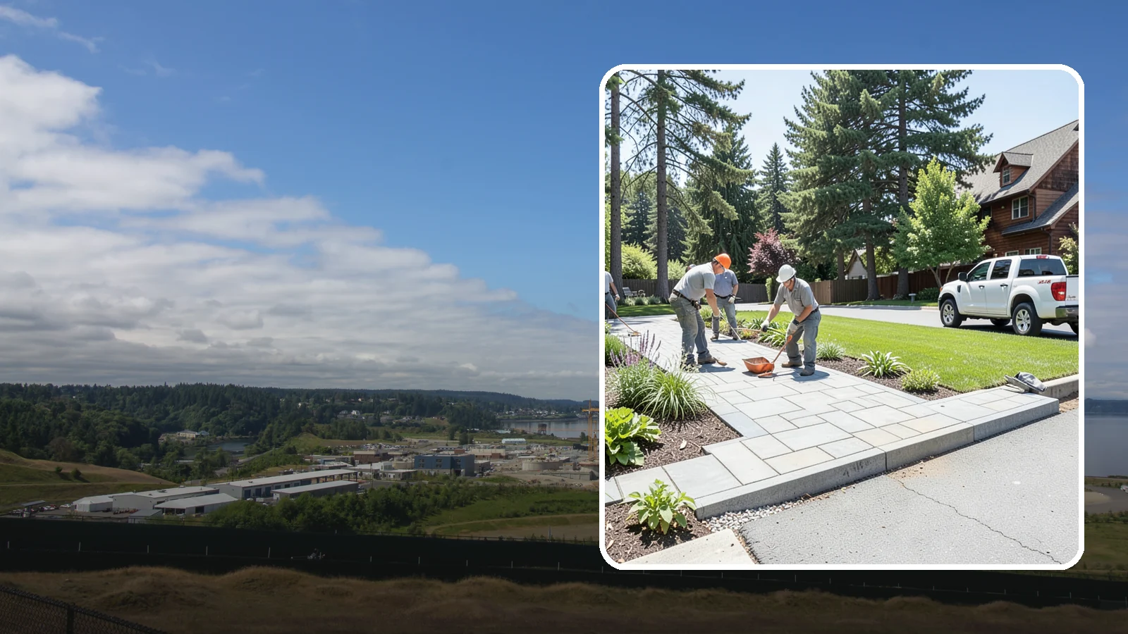 Driveway Apron Installation in University Place, Pierce County, WA - The transition apron between street and driveway, built to code for a smooth, durable entrance.