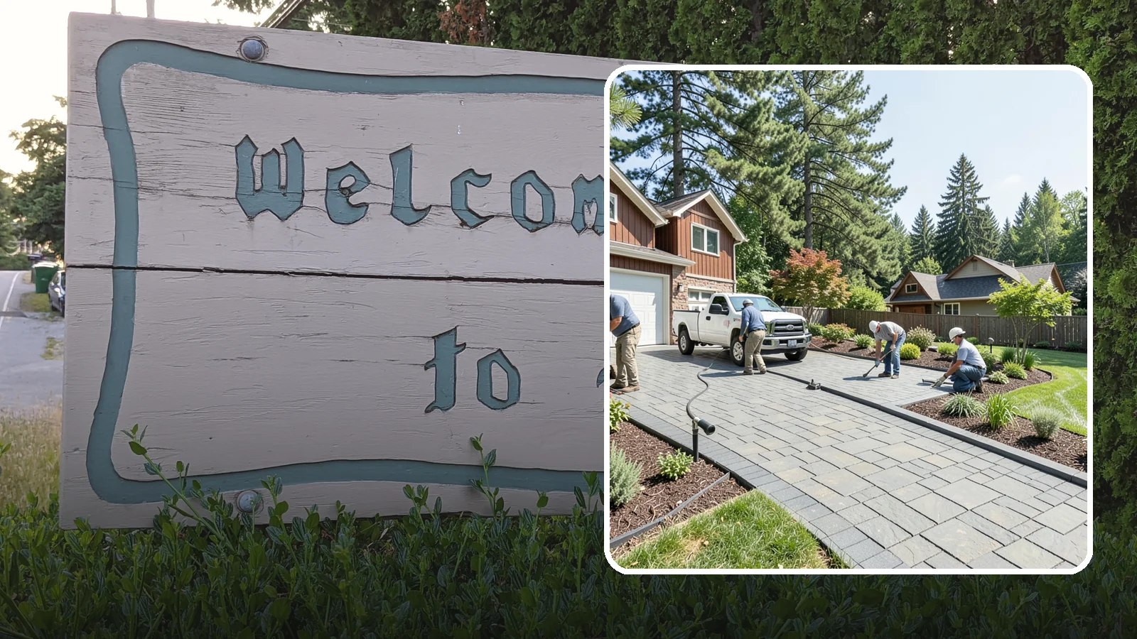 Driveway Installation in Brier, Snohomish County, WA - New driveway construction in pavers, concrete, or gravel, engineered for loads, drainage, and durability.