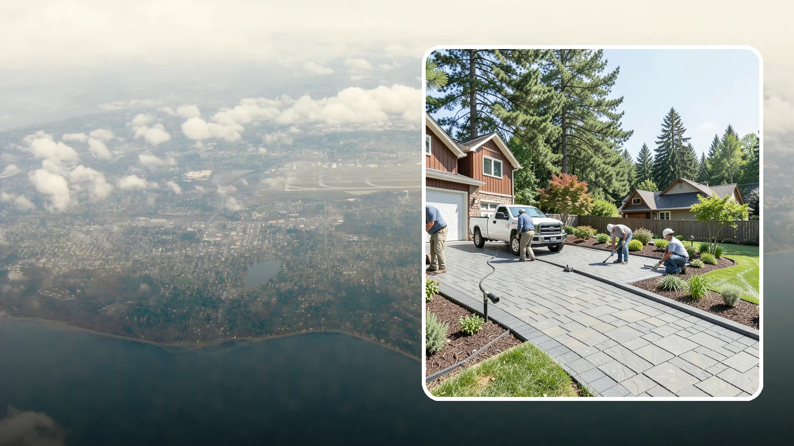 Driveway Installation in Burien, King County, WA - New driveway construction in pavers, concrete, or gravel, engineered for loads, drainage, and durability.