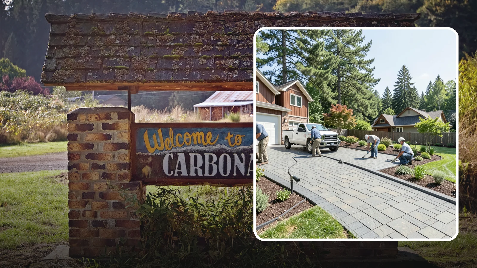 Driveway Installation in Carbonado, Pierce County, WA - New driveway construction in pavers, concrete, or gravel, engineered for loads, drainage, and durability.