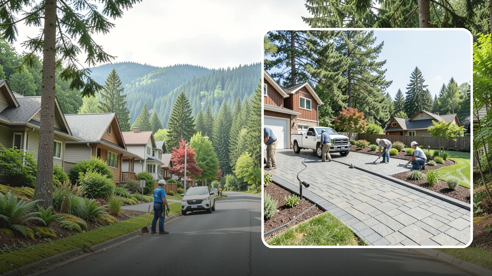 Driveway Installation in Darrington, Snohomish County, WA - New driveway construction in pavers, concrete, or gravel, engineered for loads, drainage, and durability.