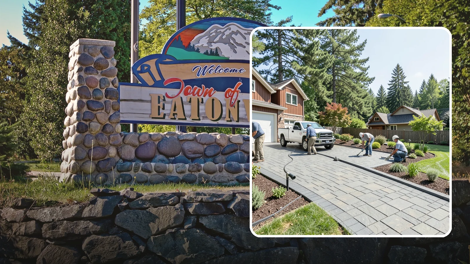 Driveway Installation in Eatonville, Pierce County, WA - New driveway construction in pavers, concrete, or gravel, engineered for loads, drainage, and durability.
