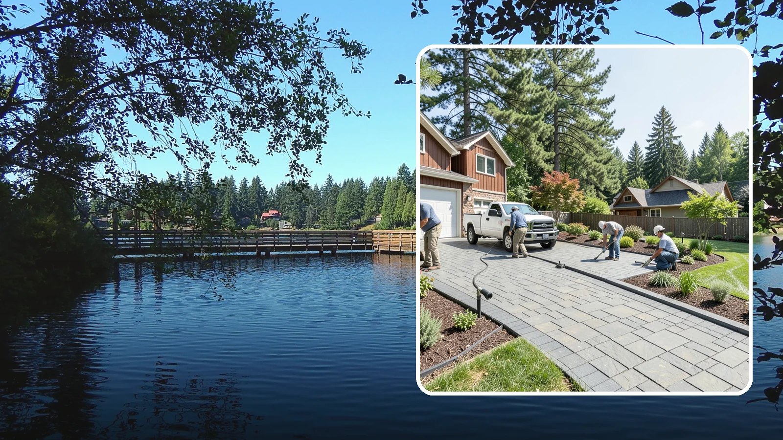 Driveway Installation in Federal Way, King County, WA - New driveway construction in pavers, concrete, or gravel, engineered for loads, drainage, and durability.