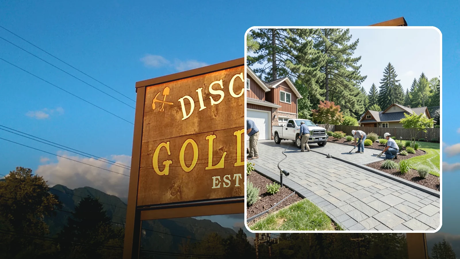 Driveway Installation in Gold Bar, Snohomish County, WA - New driveway construction in pavers, concrete, or gravel, engineered for loads, drainage, and durability.