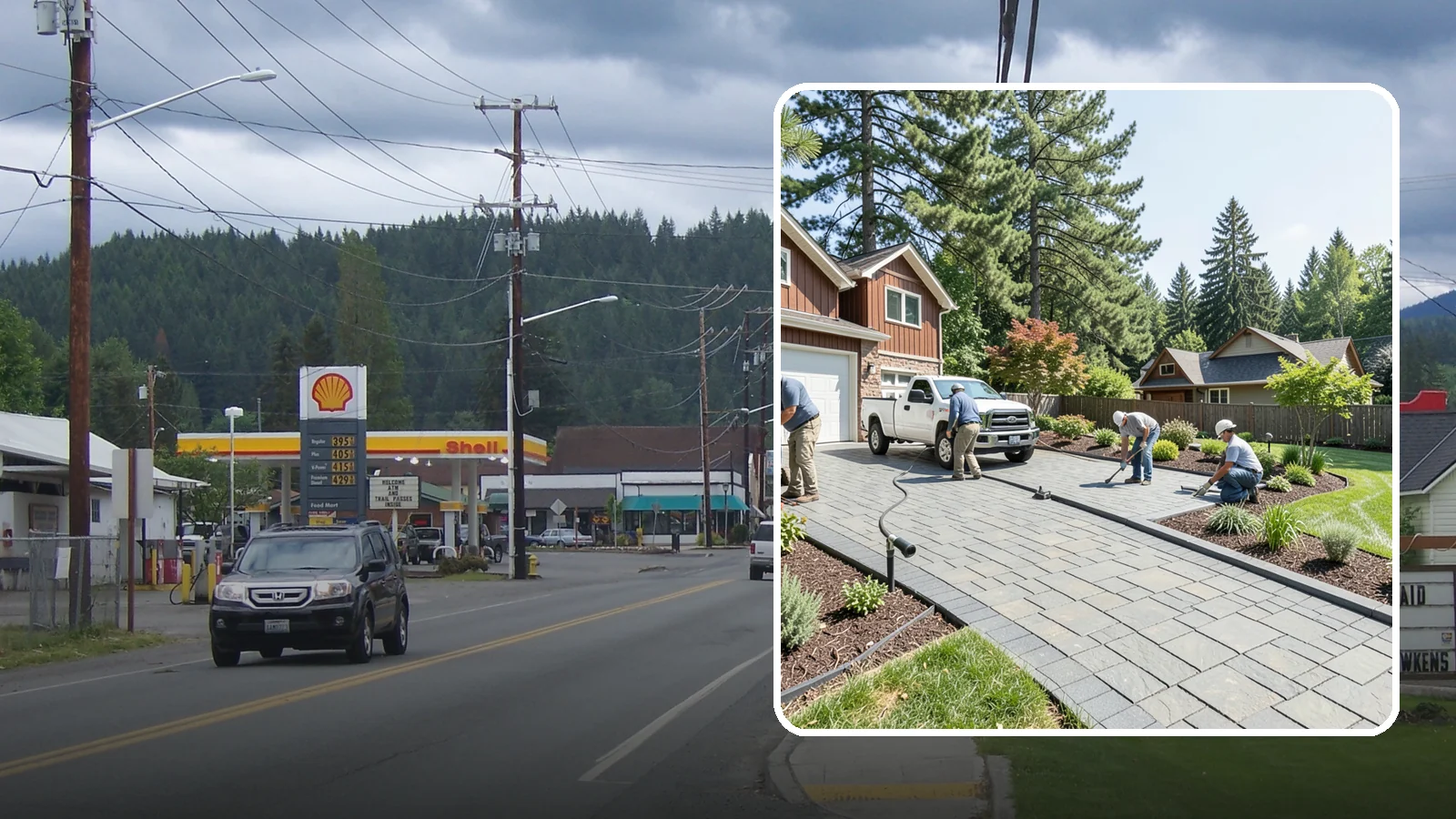 Driveway Installation in Granite Falls, Snohomish County, WA - New driveway construction in pavers, concrete, or gravel, engineered for loads, drainage, and durability.