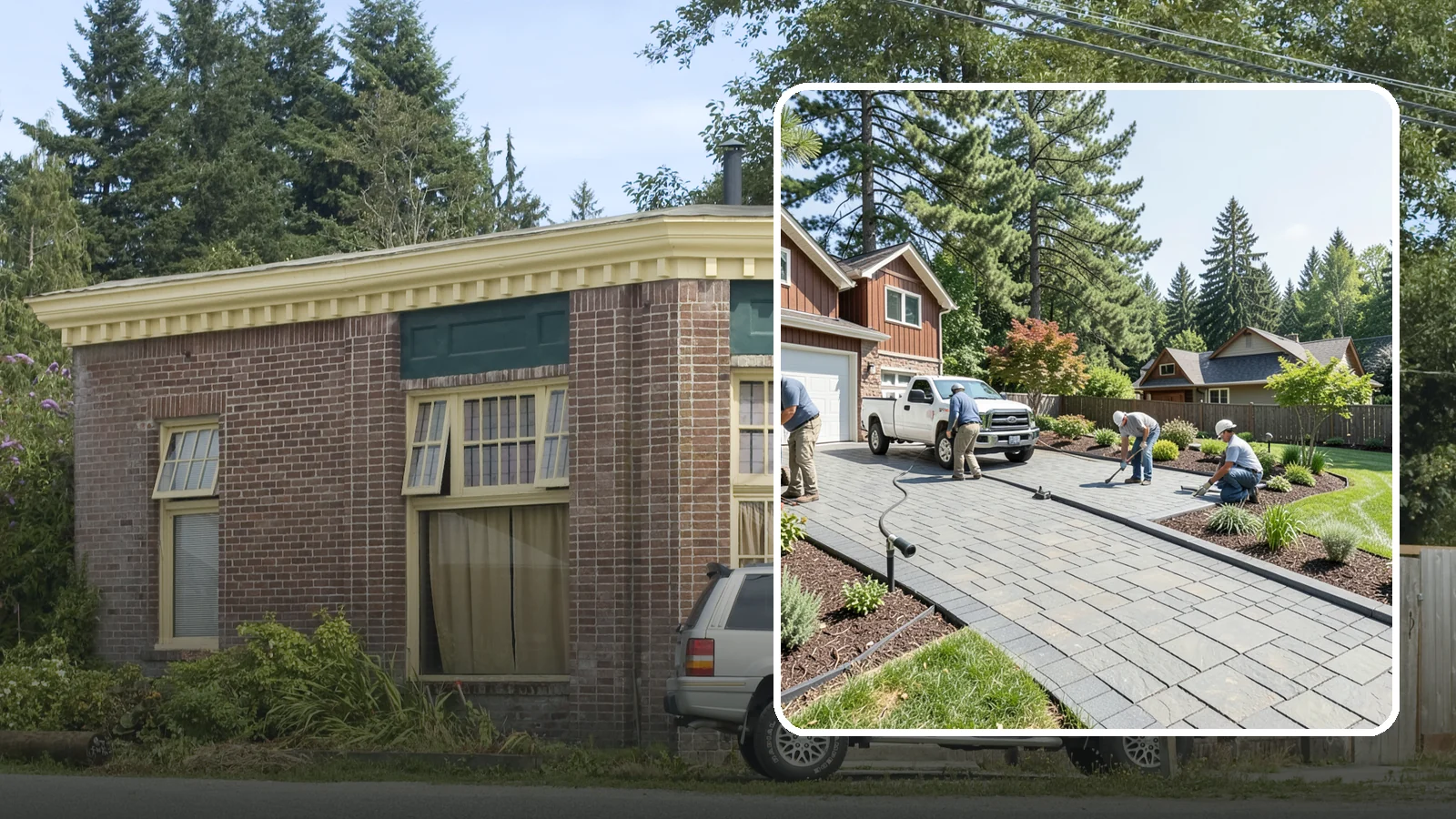 Driveway Installation in Hamilton, Skagit County, WA - New driveway construction in pavers, concrete, or gravel, engineered for loads, drainage, and durability.