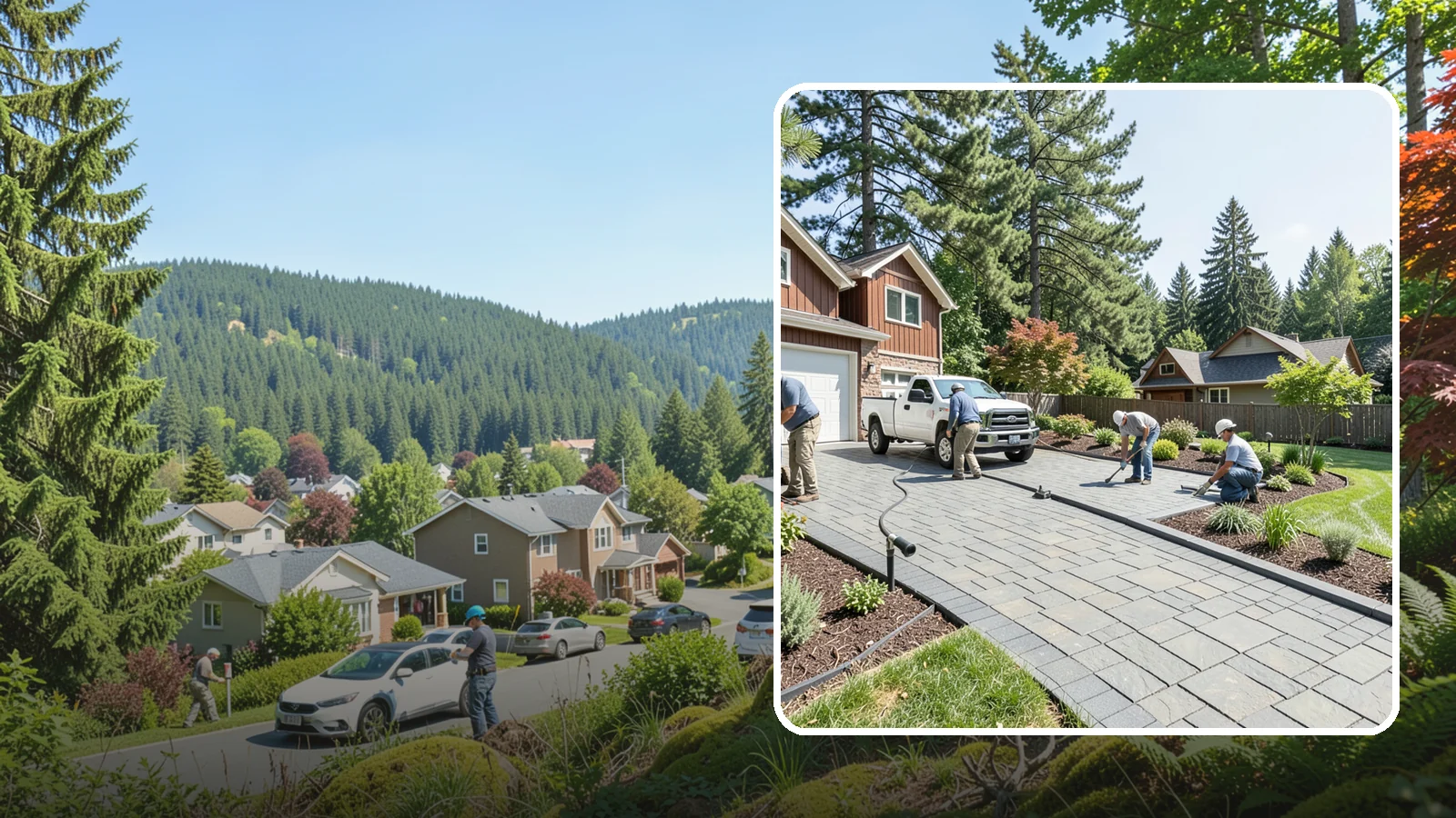 Driveway Installation in Index, Snohomish County, WA - New driveway construction in pavers, concrete, or gravel, engineered for loads, drainage, and durability.