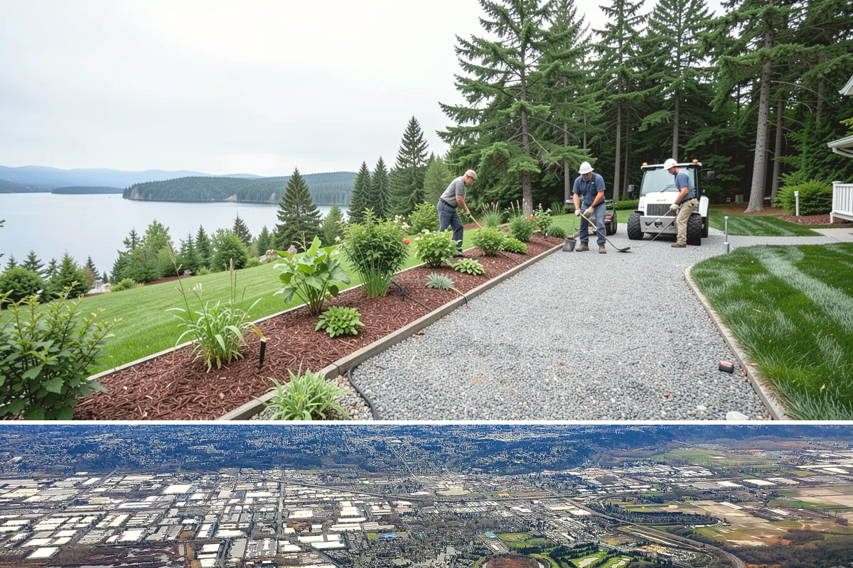 Driveway Installation in Kent, King County, WA - Best built spring through fall.