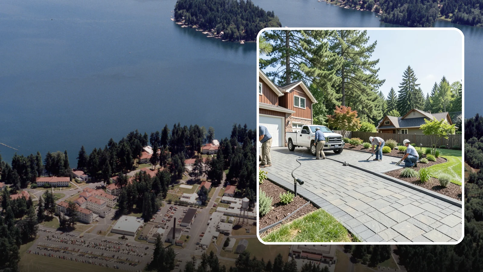 Driveway Installation in Lakewood, Pierce County, WA - New driveway construction in pavers, concrete, or gravel, engineered for loads, drainage, and durability.