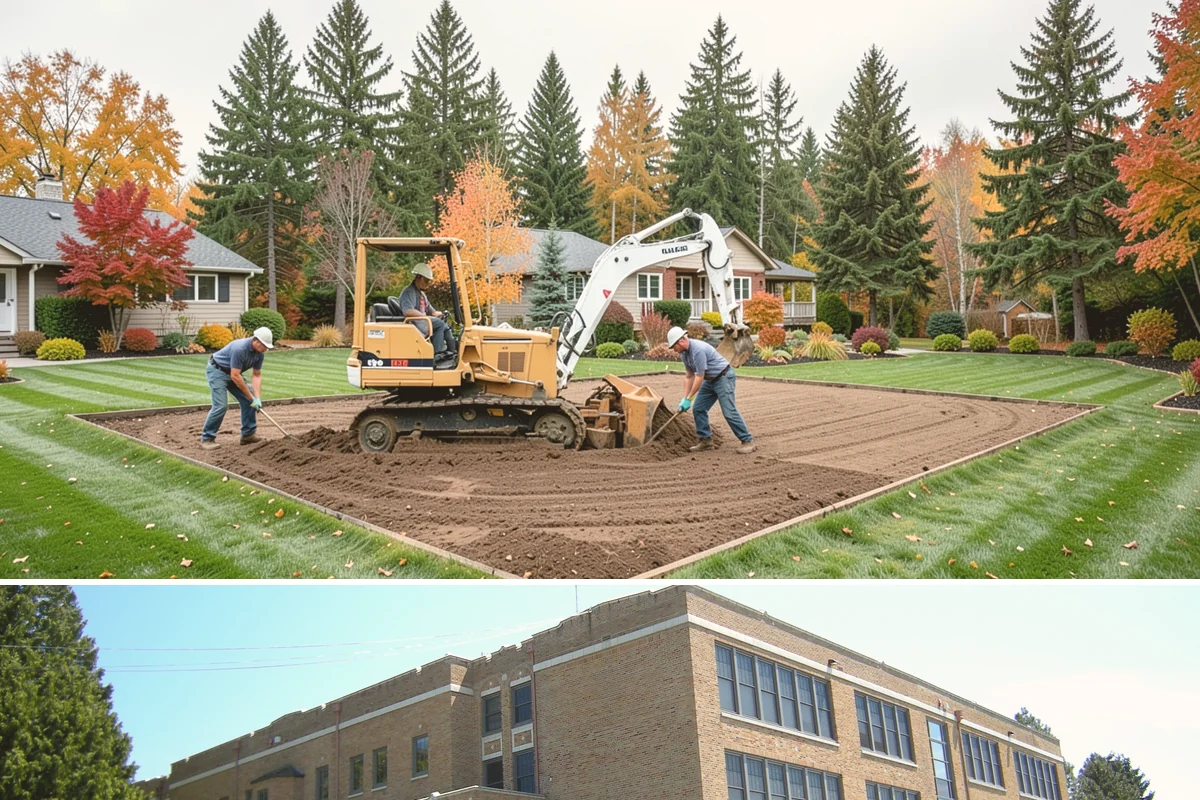 Driveway Installation in Maple Valley, King County, WA - Best built spring through fall.