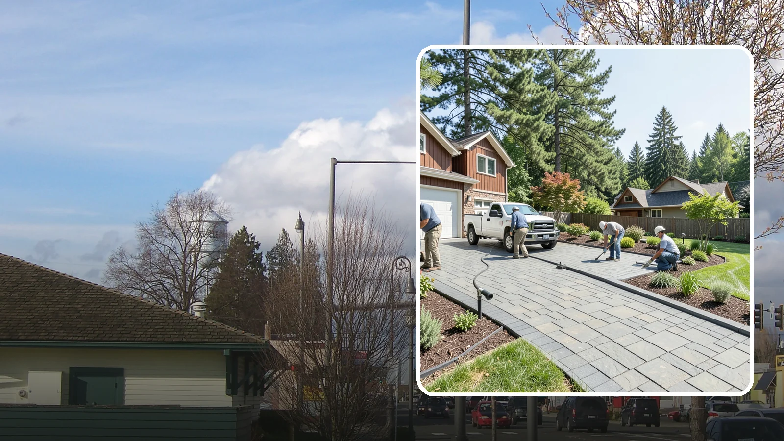 Driveway Installation in Marysville, Snohomish County, WA - New driveway construction in pavers, concrete, or gravel, engineered for loads, drainage, and durability.