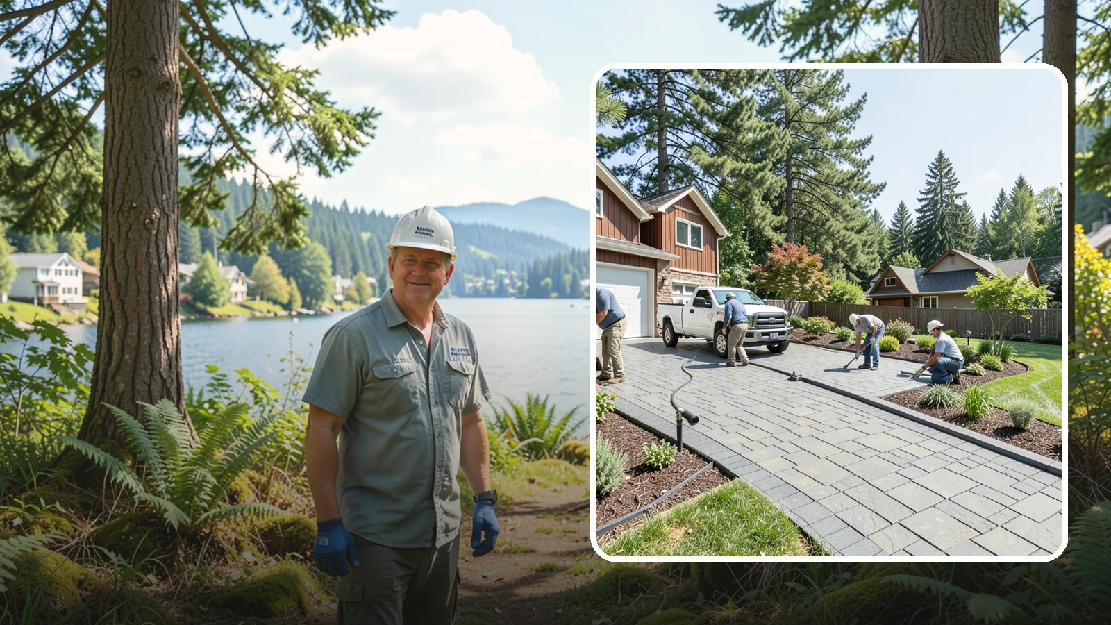 Driveway Installation in Milton, King County, WA - New driveway construction in pavers, concrete, or gravel, engineered for loads, drainage, and durability.