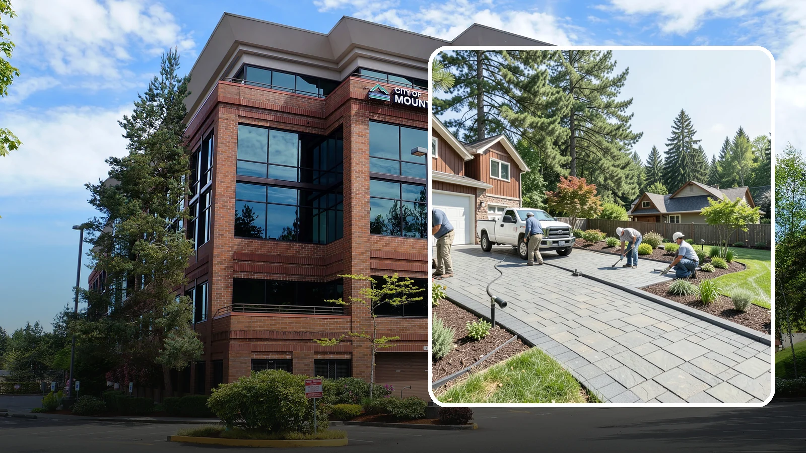 Driveway Installation in Mountlake Terrace, Snohomish County, WA - New driveway construction in pavers, concrete, or gravel, engineered for loads, drainage, and durability.