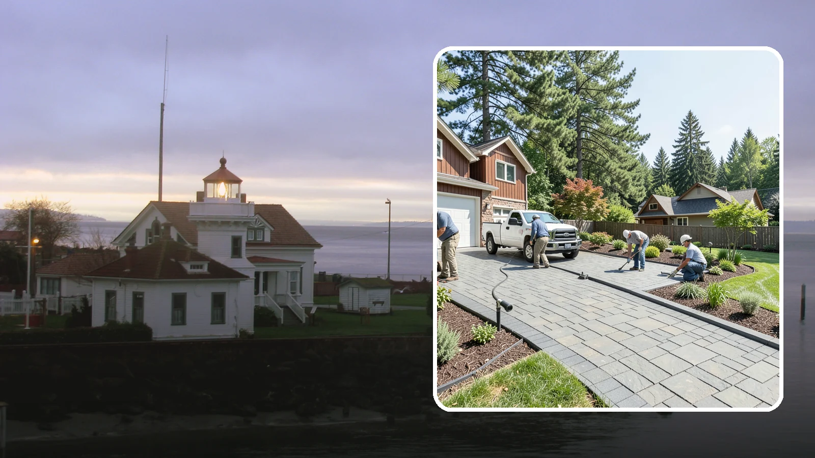 Driveway Installation in Mukilteo, Snohomish County, WA - New driveway construction in pavers, concrete, or gravel, engineered for loads, drainage, and durability.