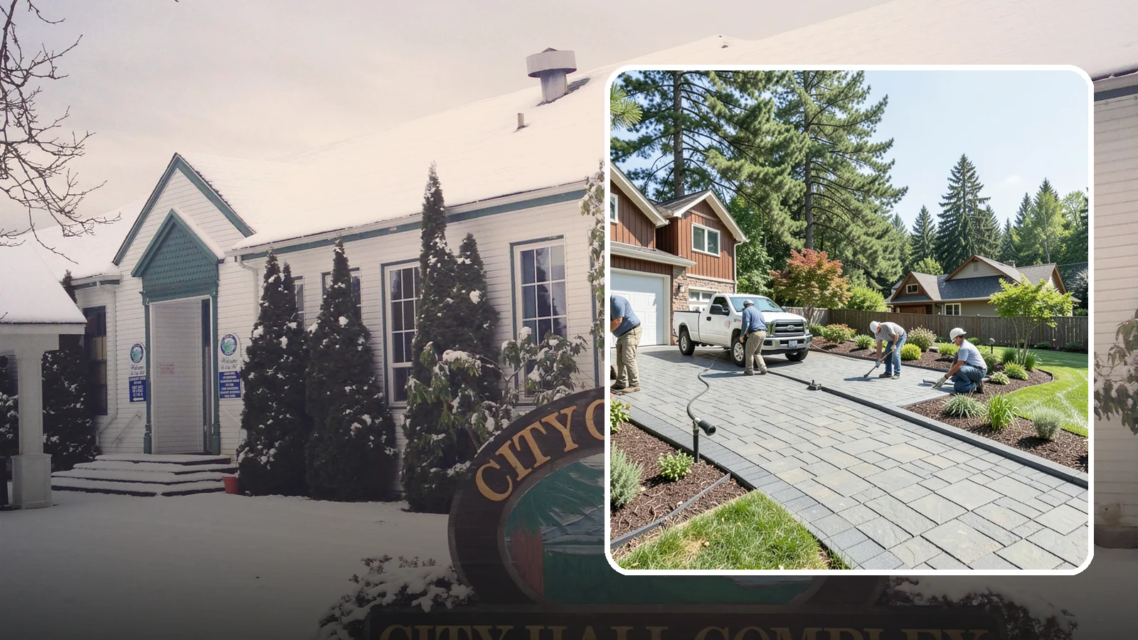 Driveway Installation in Pacific, King County, WA - New driveway construction in pavers, concrete, or gravel, engineered for loads, drainage, and durability.