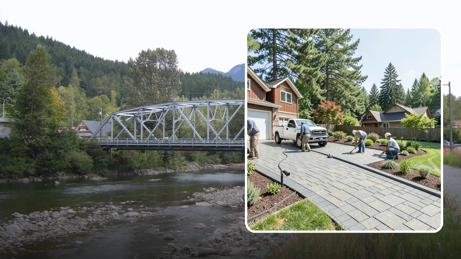 Driveway Installation in Skykomish, King County, WA - New driveway construction in pavers, concrete, or gravel, engineered for loads, drainage, and durability.