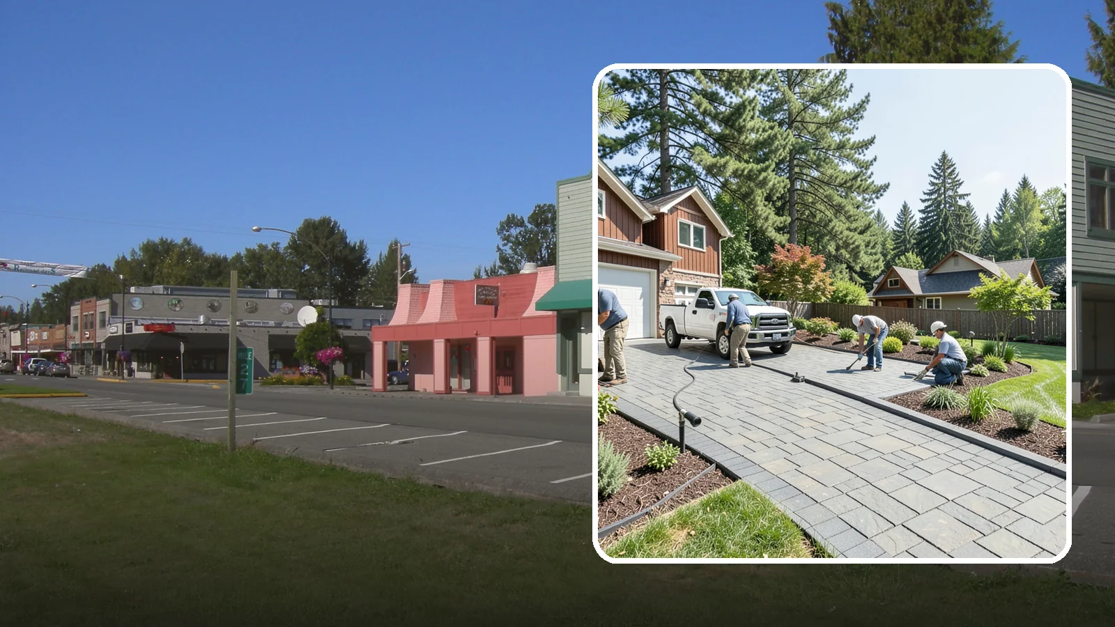 Driveway Installation in Snoqualmie, King County, WA - New driveway construction in pavers, concrete, or gravel, engineered for loads, drainage, and durability.
