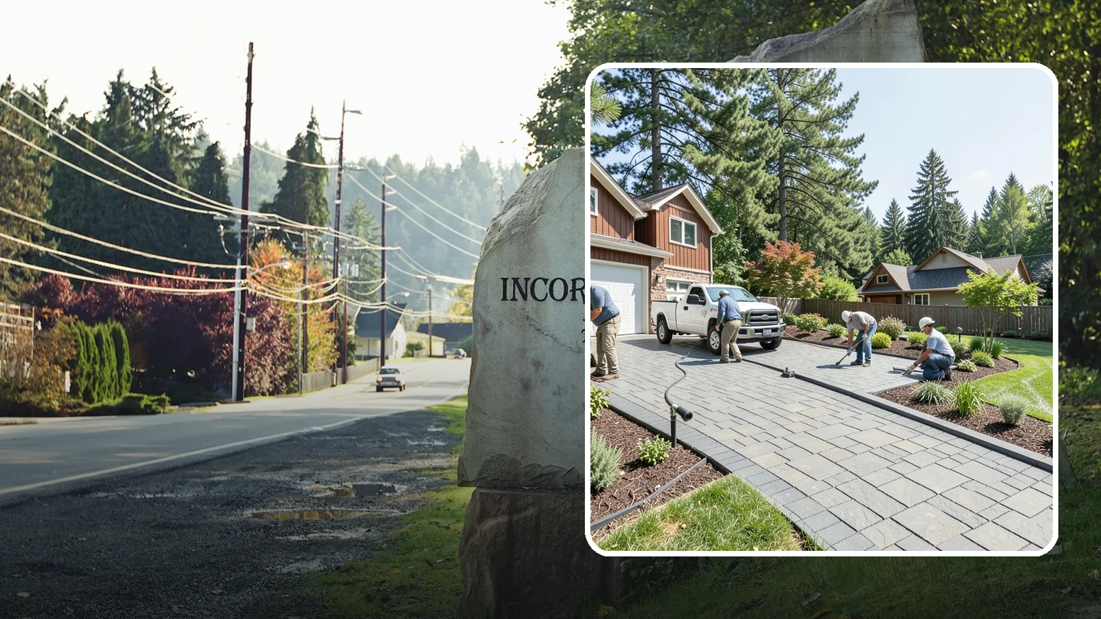Driveway Installation in Wilkeson, Pierce County, WA - New driveway construction in pavers, concrete, or gravel, engineered for loads, drainage, and durability.