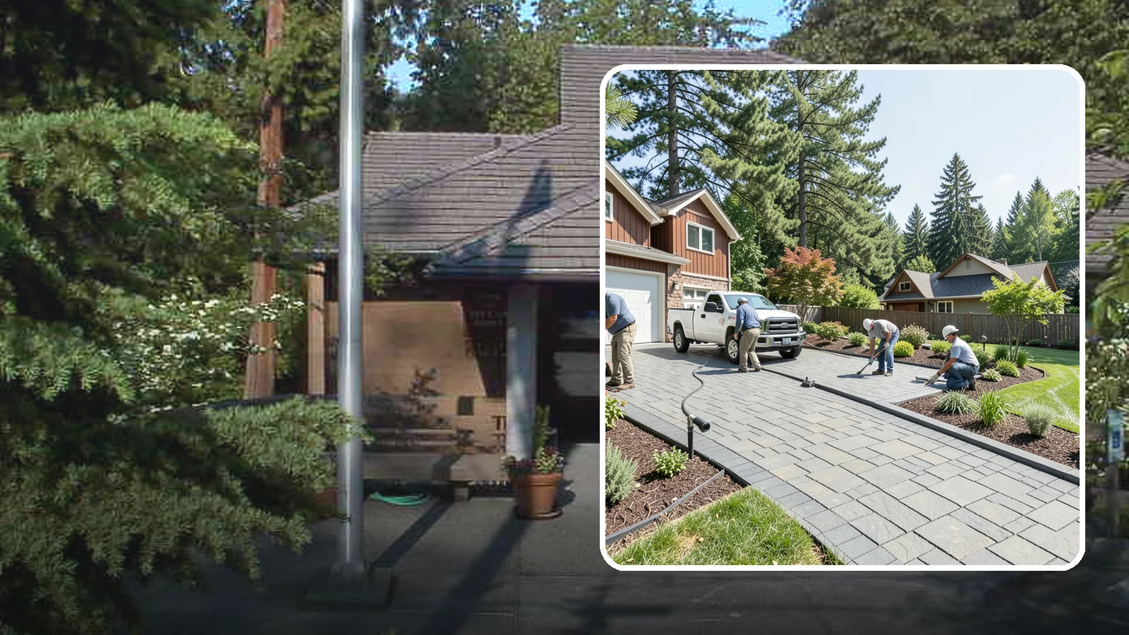 Driveway Installation in Yarrow Point, King County, WA - New driveway construction in pavers, concrete, or gravel, engineered for loads, drainage, and durability.