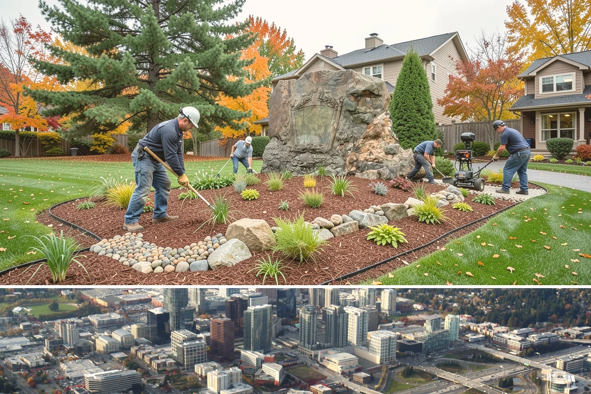 Driveways in Bellevue, King County, WA - Best built spring through fall.