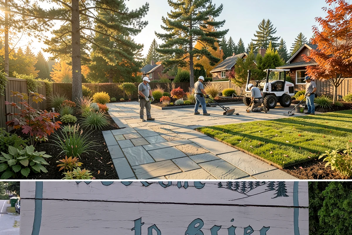 Driveways in Brier, Snohomish County, WA - Best built spring through fall.