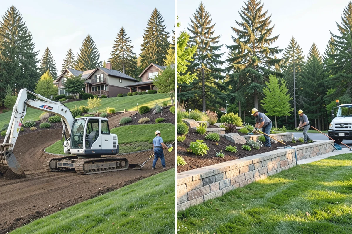 Driveways in Des Moines, King County, WA - Design the driveway layout and material