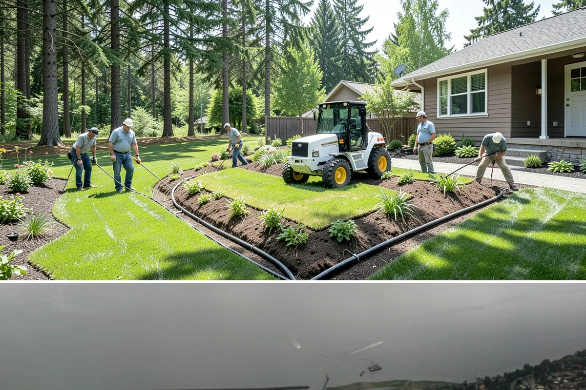 Driveways in Des Moines, King County, WA - Best built spring through fall.