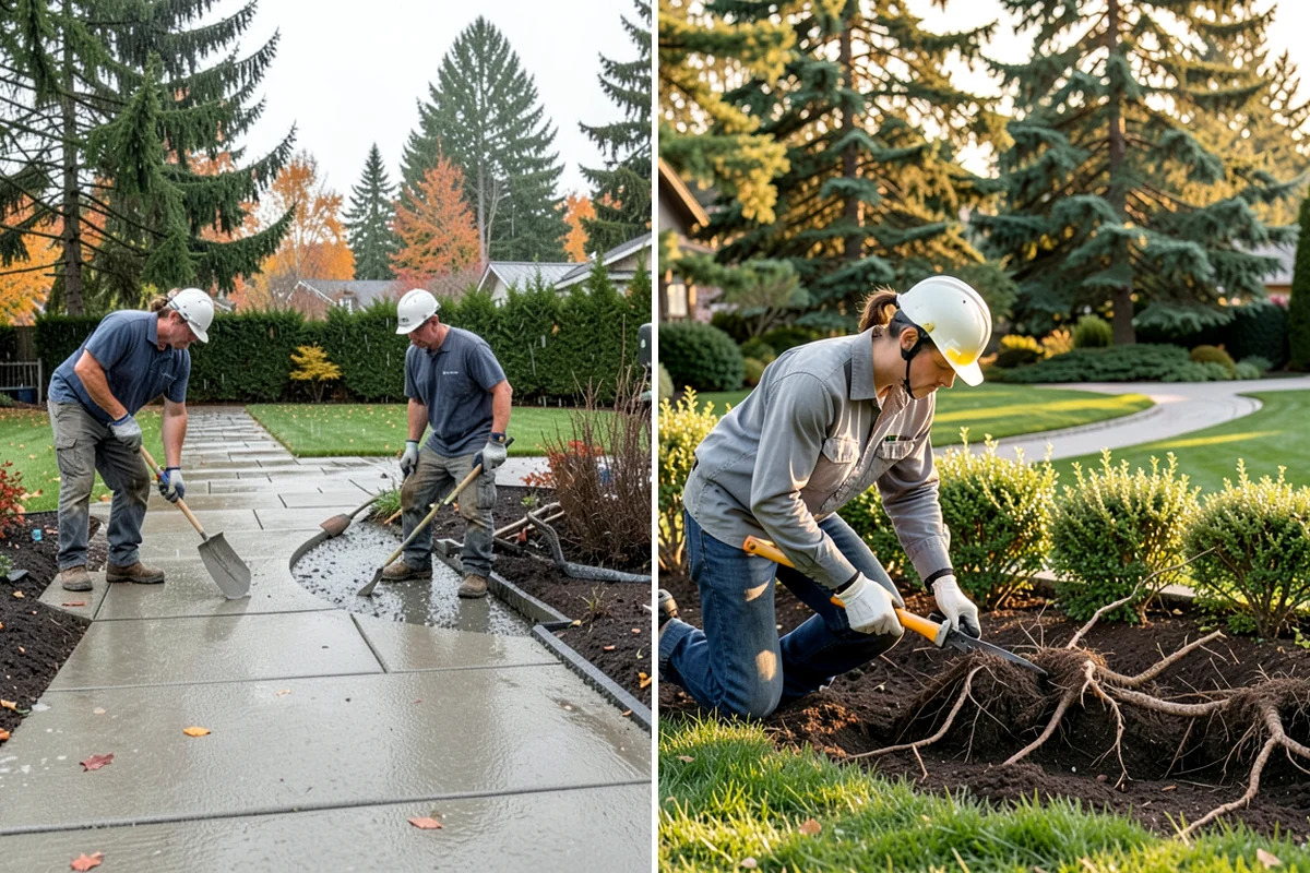 Driveways in Federal Way, King County, WA - Design the driveway layout and material