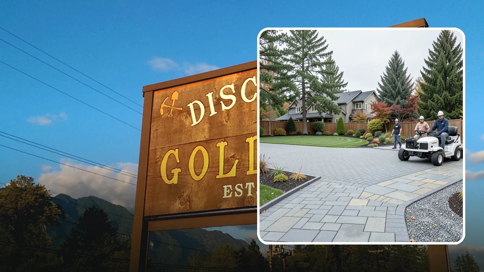 Driveways in Gold Bar, Snohomish County, WA - Durable, attractive driveways in pavers, concrete, or gravel built on a base engineered to last.