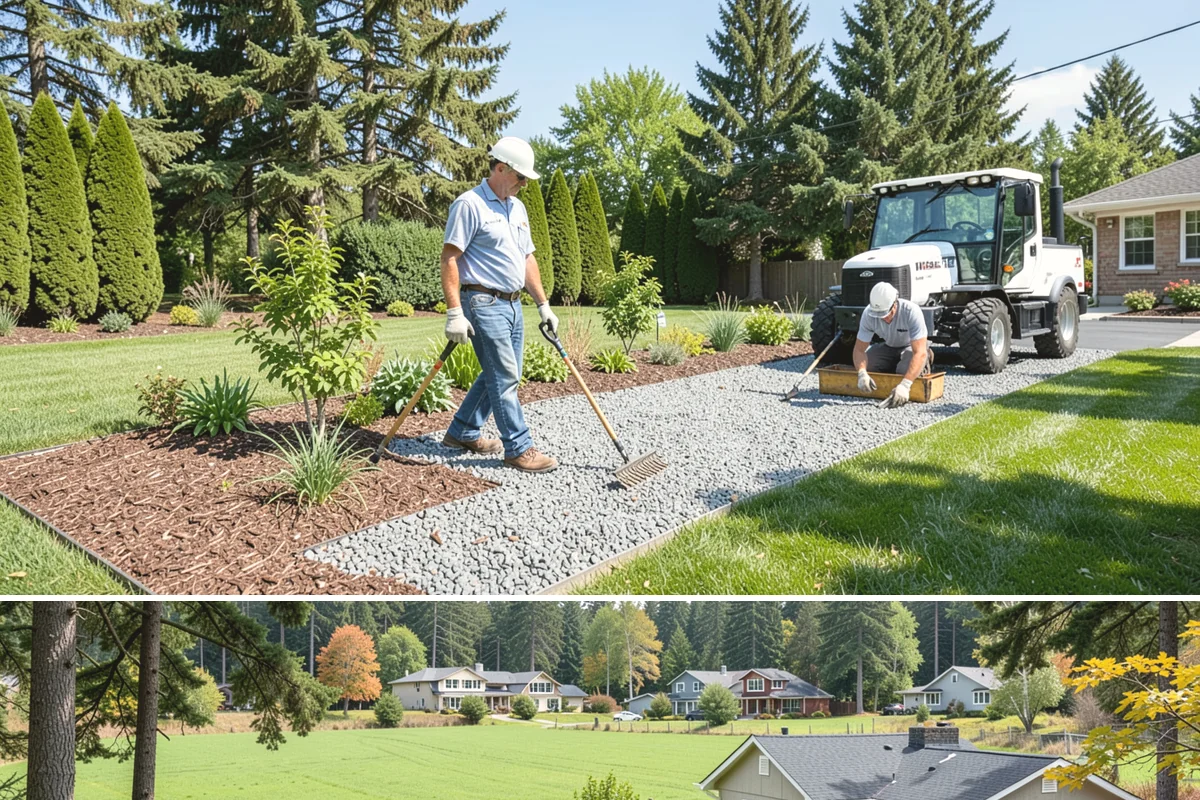 Driveways in Lyman, Skagit County, WA - Best built spring through fall.