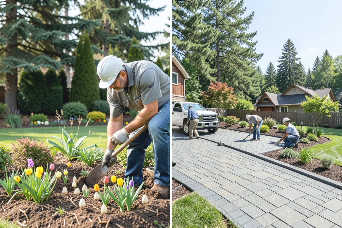 Driveways in Medina, King County, WA - Design the driveway layout and material