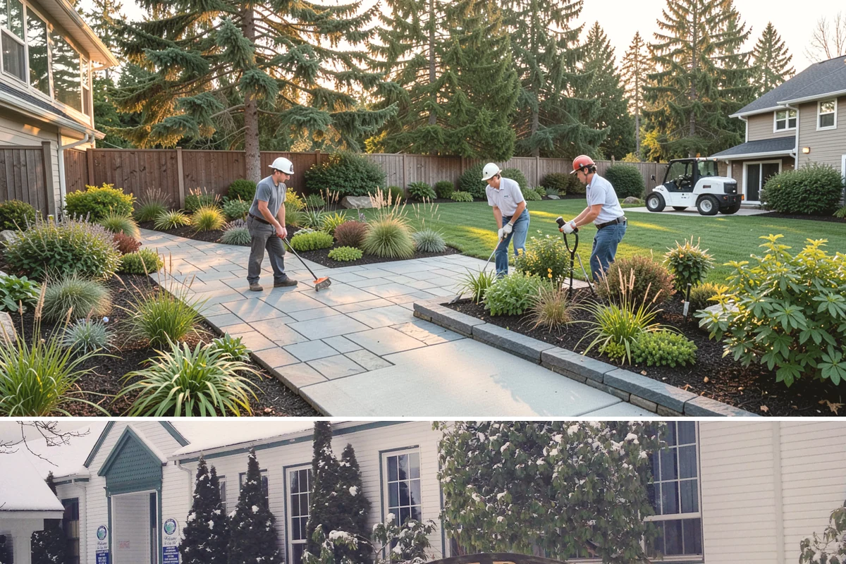 Driveways in Pacific, King County, WA - Best built spring through fall.