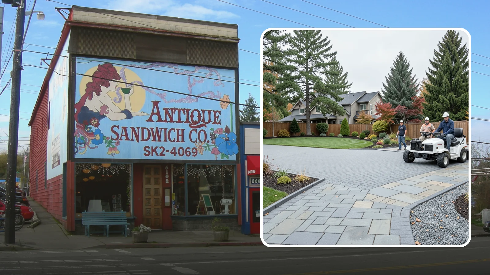 Driveways in Ruston, Pierce County, WA - Durable, attractive driveways in pavers, concrete, or gravel built on a base engineered to last.