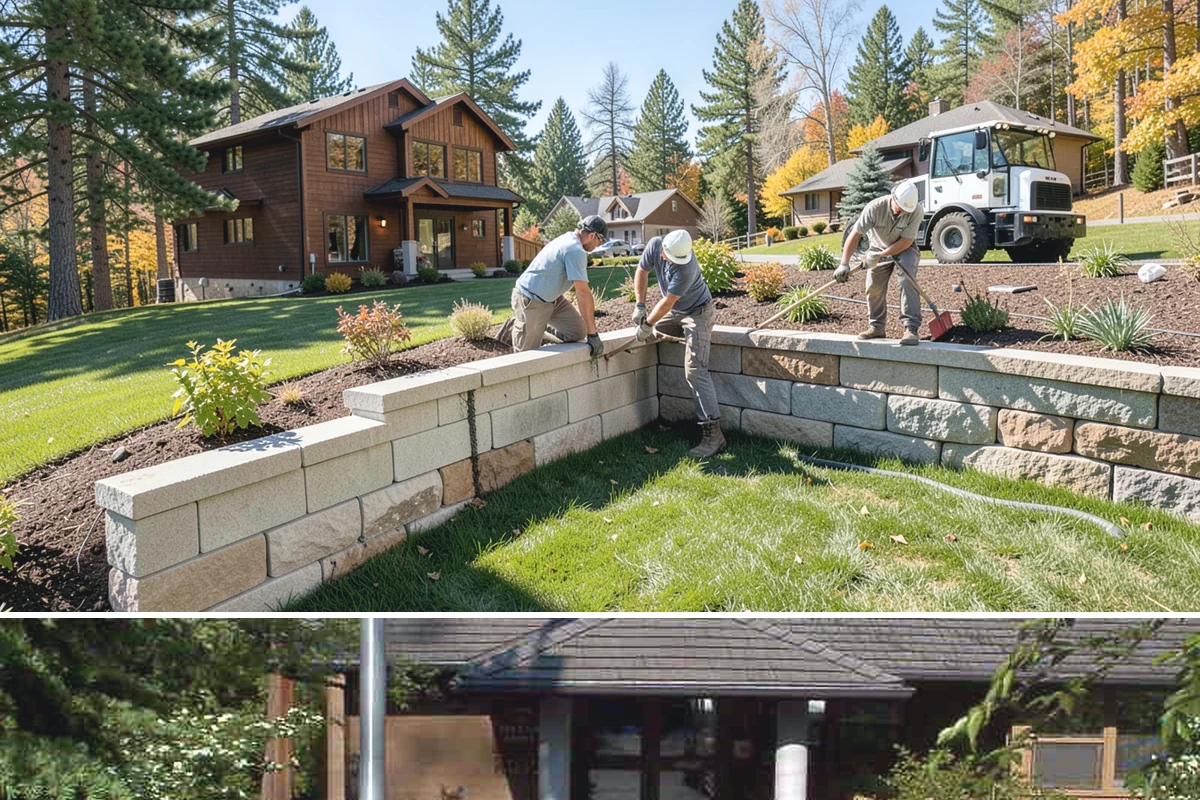 Driveways in Yarrow Point, King County, WA - Best built spring through fall.