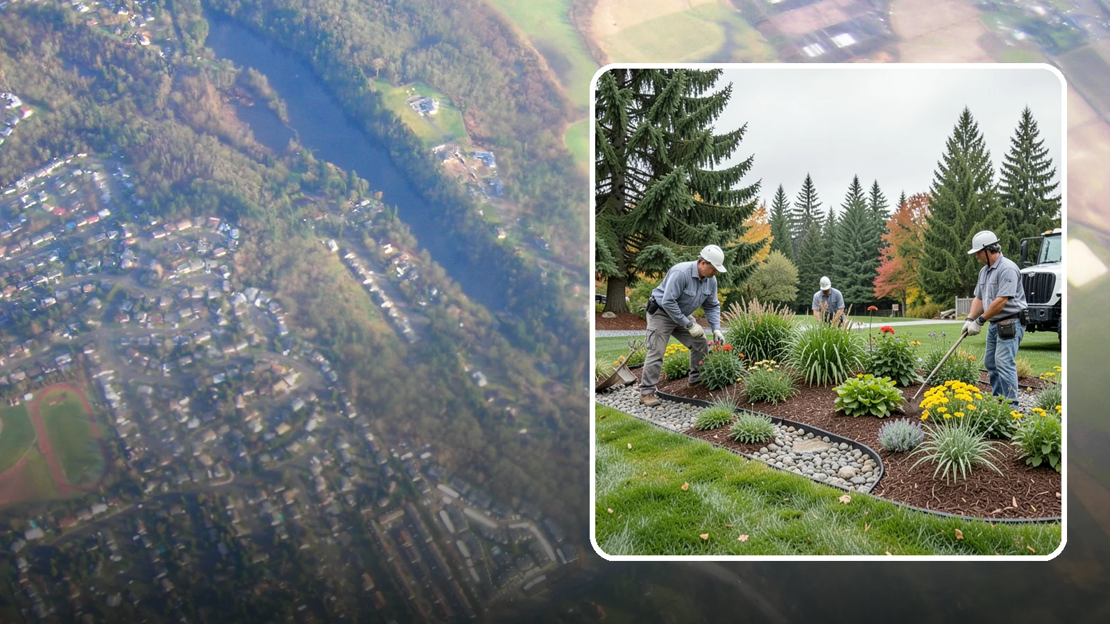 Dry Creek Bed Installation in Algona, King County, WA - Decorative dry creek beds that manage runoff and add natural beauty to the landscape.