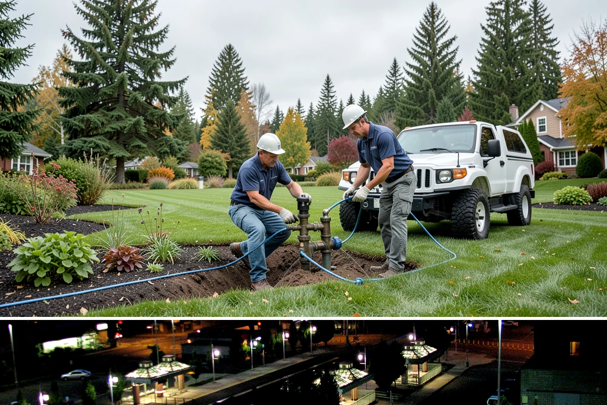 Dry Creek Bed Installation in Auburn, King County, WA - Best installed in drier conditions.