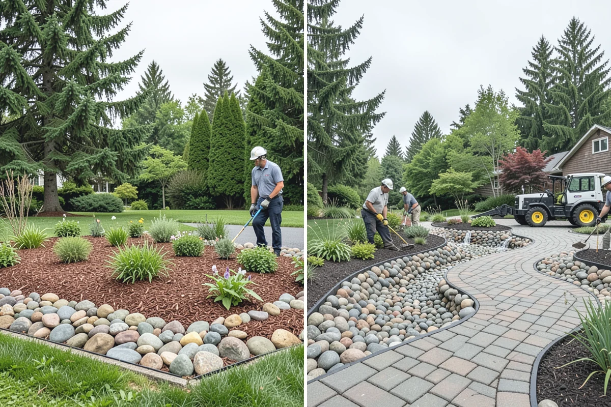 Dry Creek Bed Installation in Beaux Arts Village, King County, WA - Map the natural water flow path