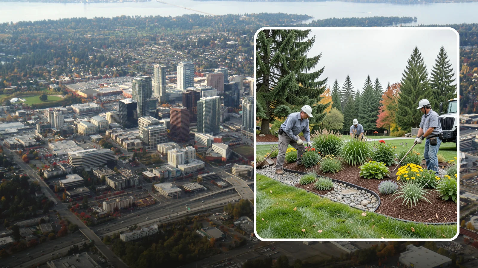 Dry Creek Bed Installation in Bellevue, King County, WA - Decorative dry creek beds that manage runoff and add natural beauty to the landscape.