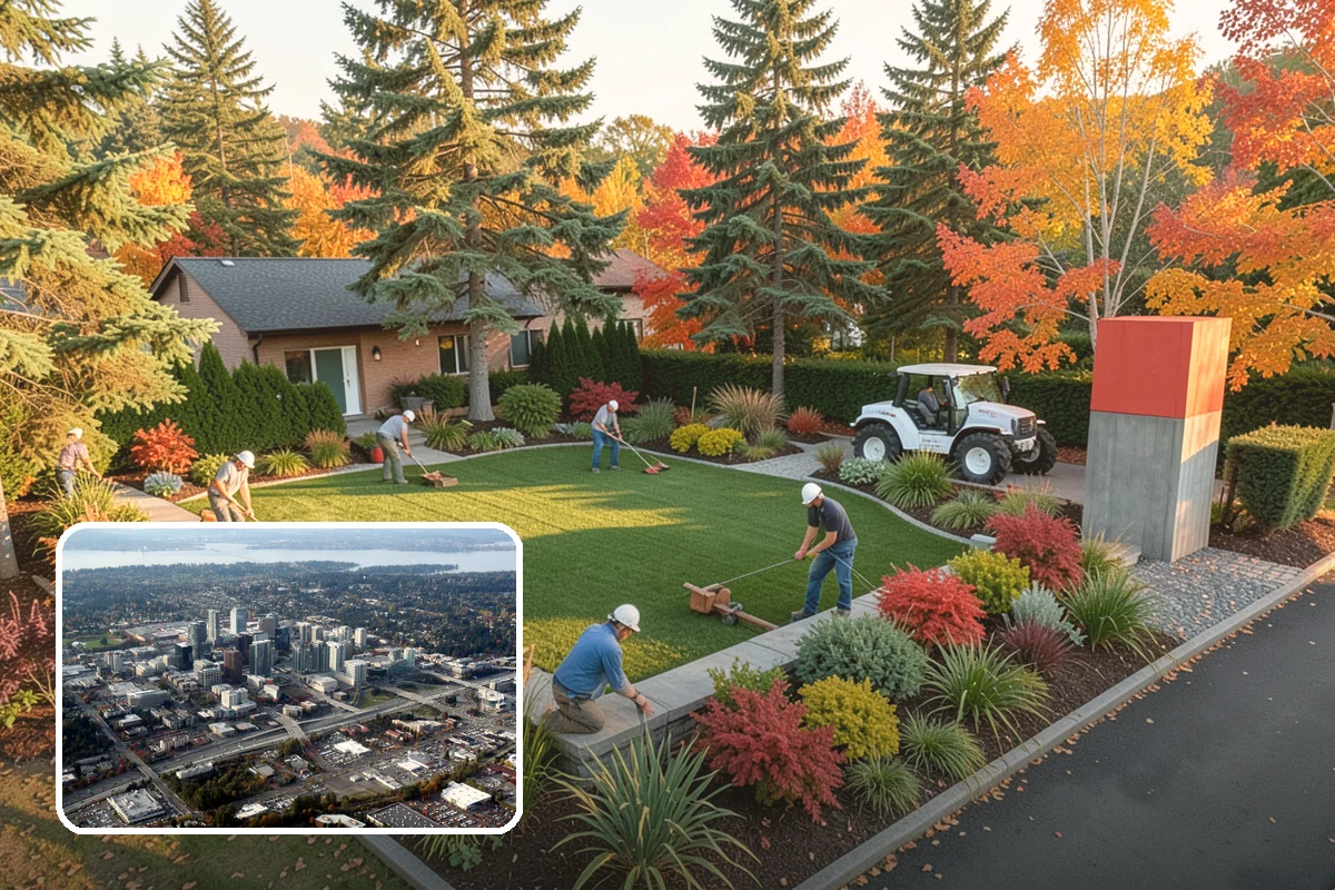 Dry Creek Bed Installation in Bellevue, King County, WA - Manages runoff and looks beautiful