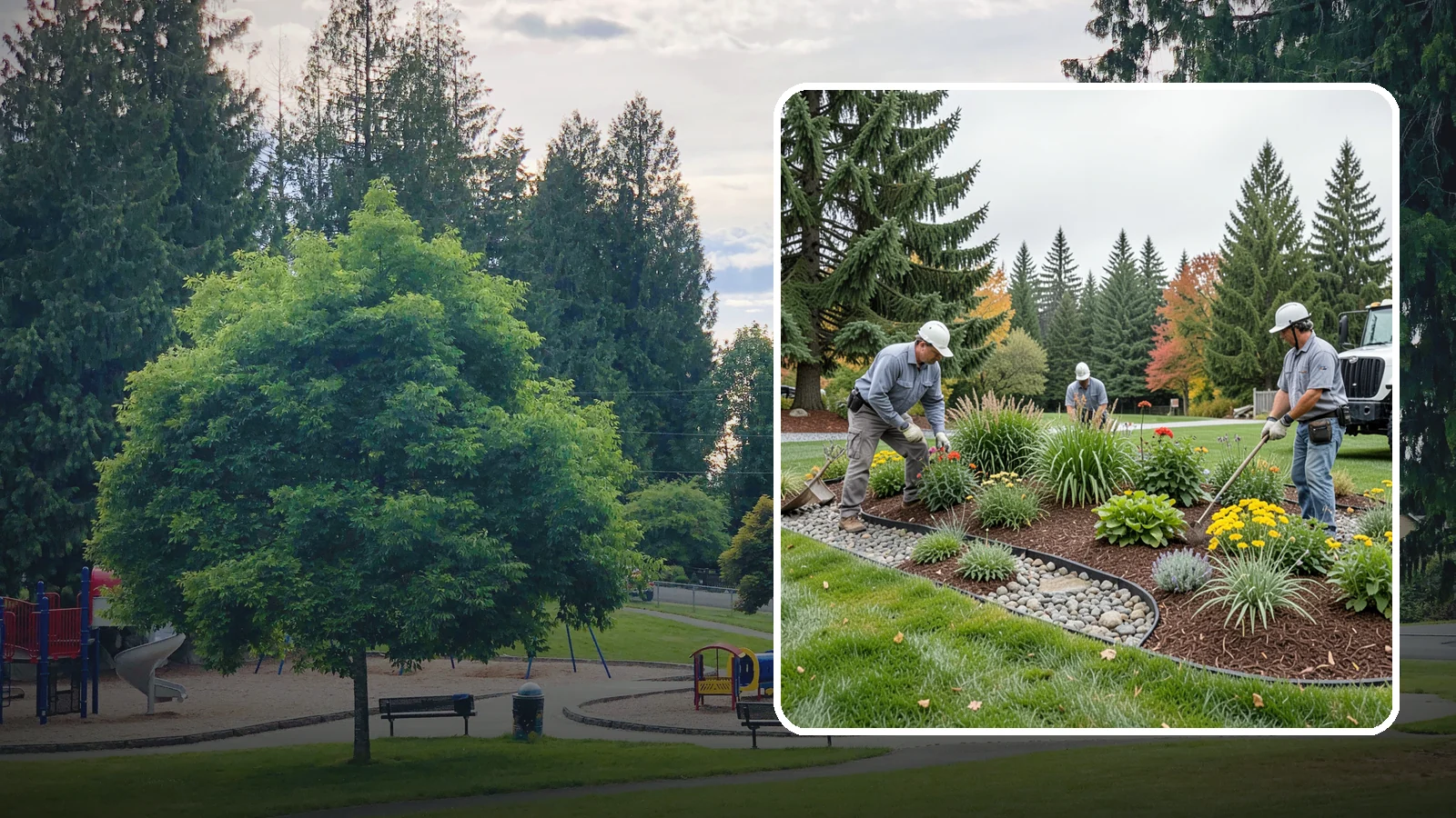Dry Creek Bed Installation in Bonney Lake, Pierce County, WA - Decorative dry creek beds that manage runoff and add natural beauty to the landscape.
