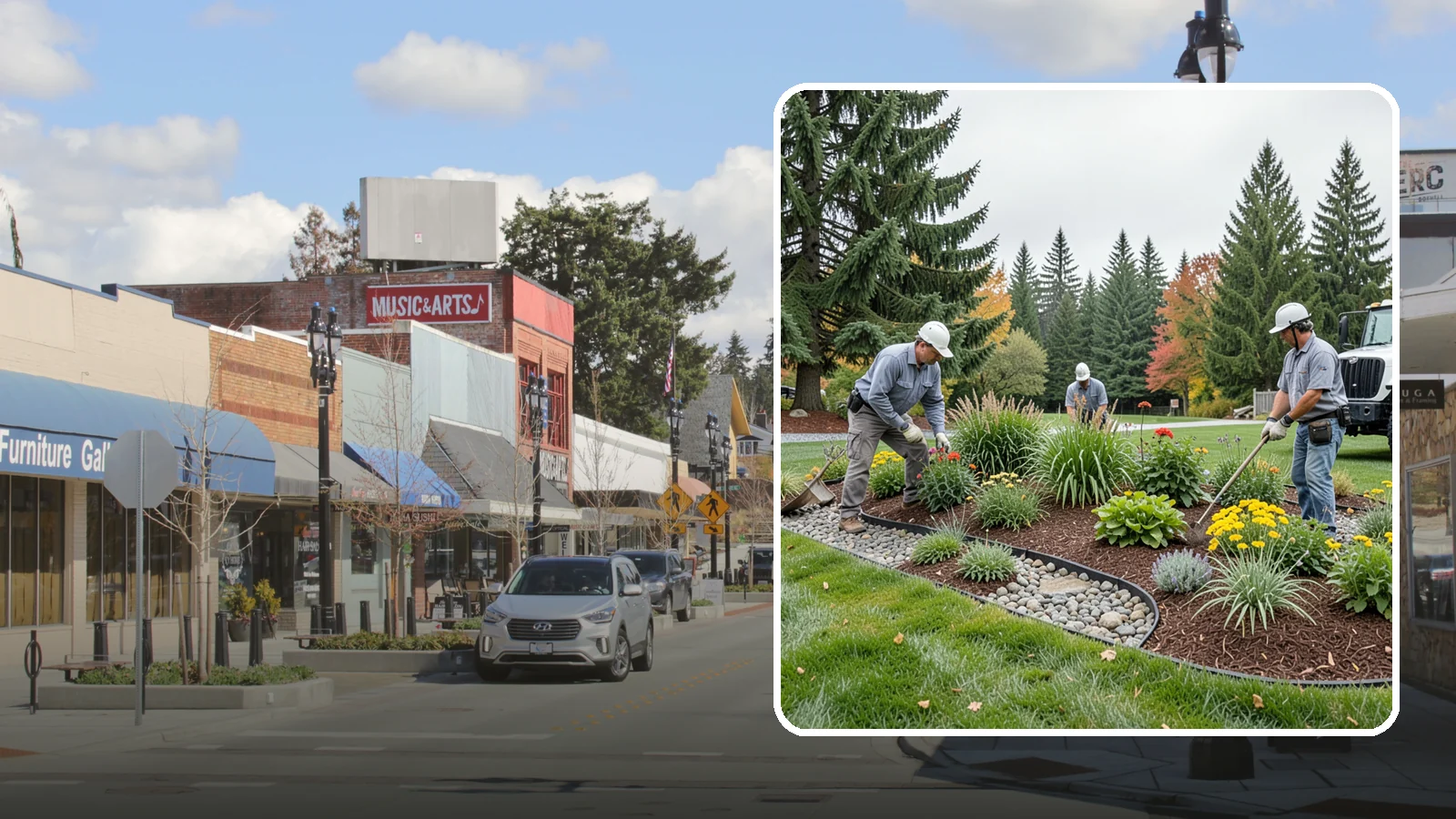 Dry Creek Bed Installation in Bothell, King County, WA - Decorative dry creek beds that manage runoff and add natural beauty to the landscape.
