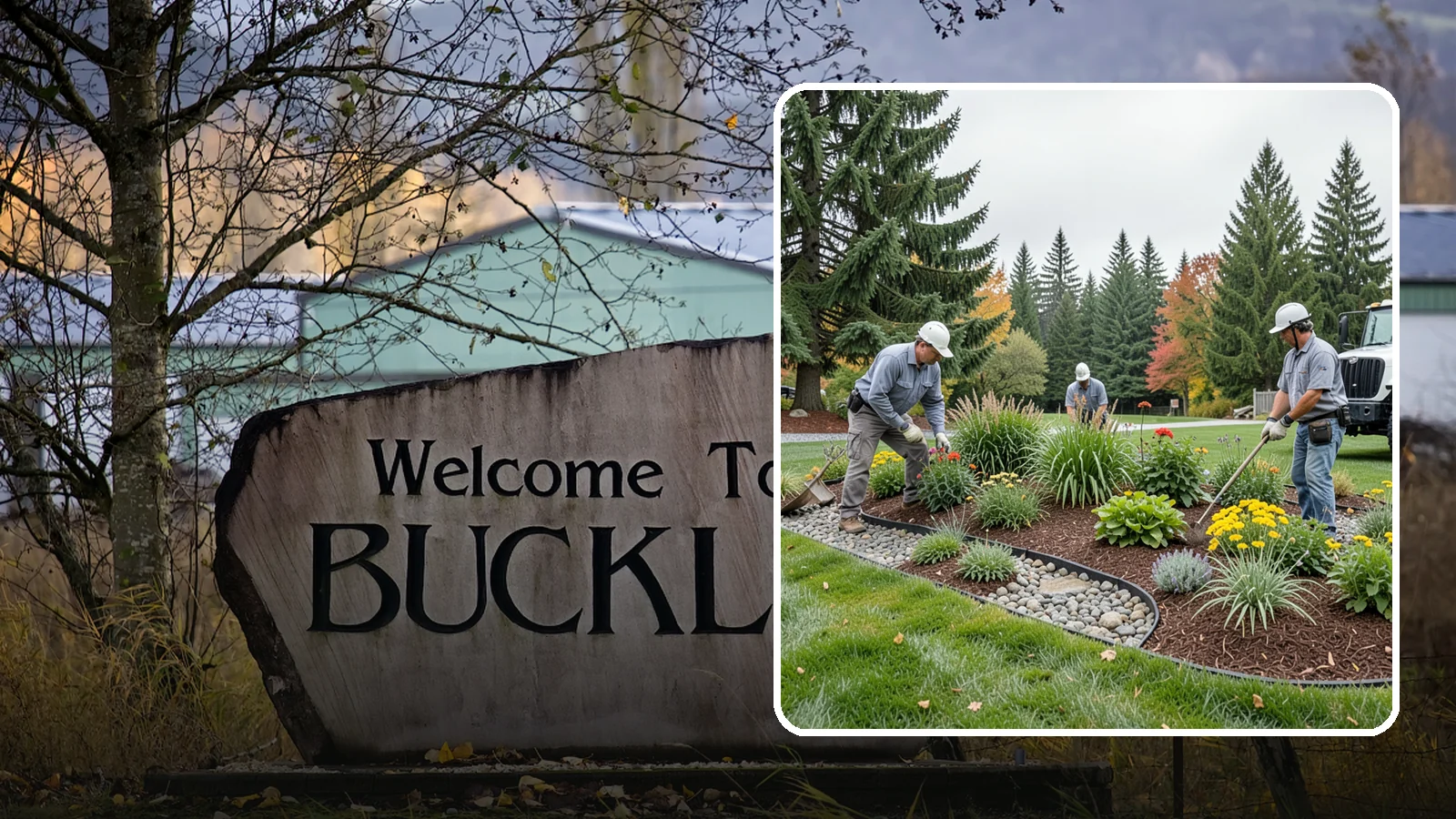 Dry Creek Bed Installation in Buckley, Pierce County, WA - Decorative dry creek beds that manage runoff and add natural beauty to the landscape.