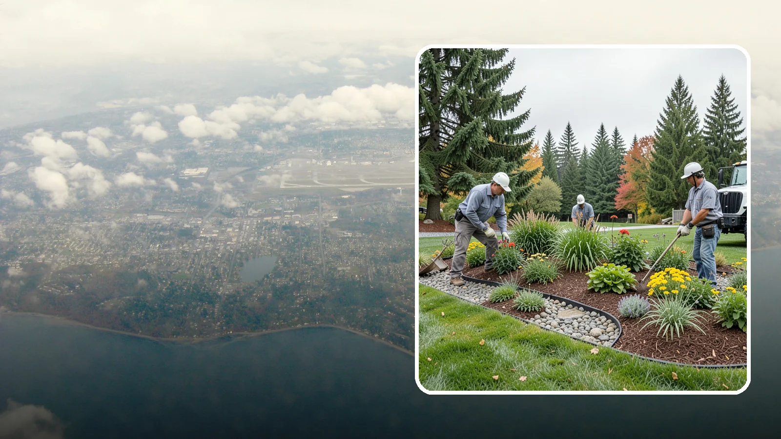 Dry Creek Bed Installation in Burien, King County, WA - Decorative dry creek beds that manage runoff and add natural beauty to the landscape.